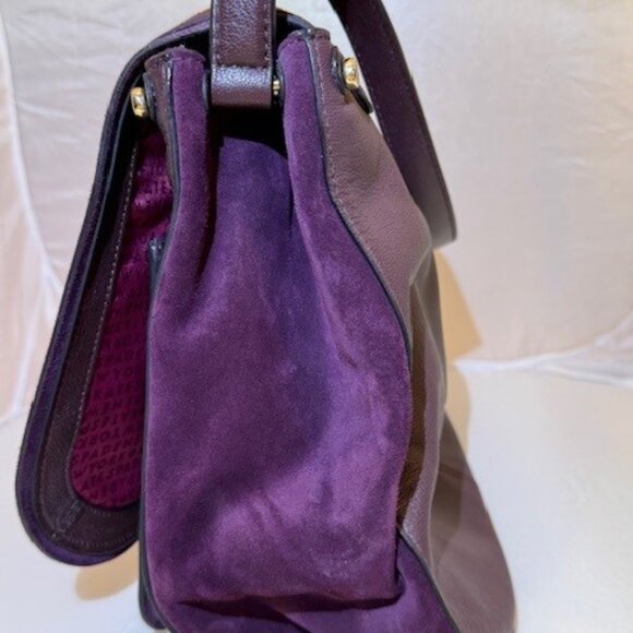 Kate Spade Saddle Bag with Leather Trim and Soft Suede w/wallet - Picture 2 of 5